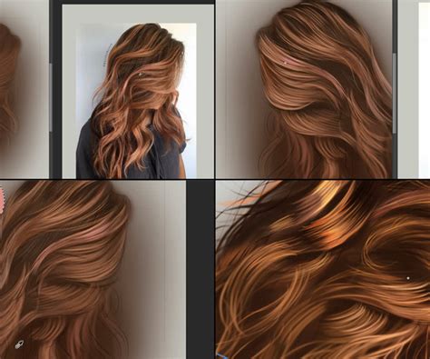 Artstation Hair Painting In Photoshop Video Tutorial Tutorials