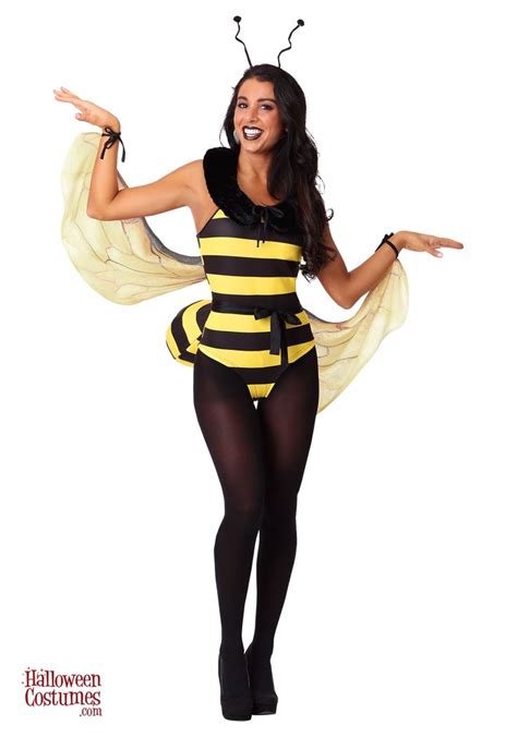 Women S Honey Bee Bodysuit Costume Bumble Bee Costume Bodysuit Costume Bee Costume
