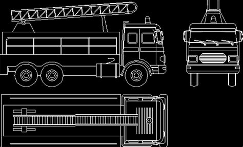 Smartdraw experts are standing by ready to help, for free! Fireman truck in AutoCAD | Download CAD free (31.9 KB ...