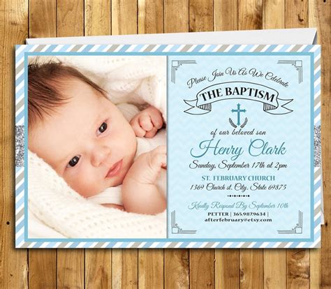 Printable Baptism Invitations