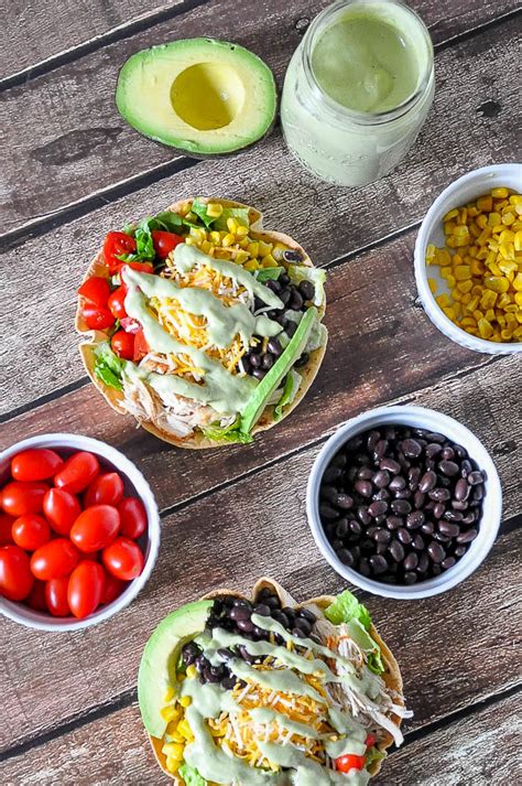 Check spelling or type a new query. Chicken Taco Salad with Jalapeno Avocado Salad Dressing ...