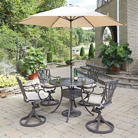 Check spelling or type a new query. Home Styles Largo 5-Piece Patio Dining Set with Umbrella ...