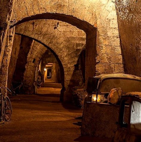 Hidden And Little Known Places Bourbon Tunnelsnaplesitaly