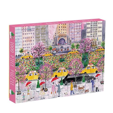 Michael storrings london 1000 piece puzzle from galison brings to life the bustle of piccadilly circus in this detailed illustration. Michael Storrings Spring On Park Avenue 1000 Piece Puzzle ...