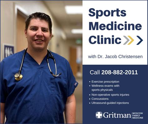 Eliminate pain, heal sports injuries, improved recovery time, restore mobility. Sports Medicine Clinic | Gritman Medical Center