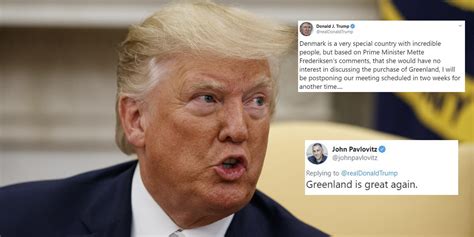 Posts must be formatted correctly. Trump mocked for cancelling visit to Denmark just because ...