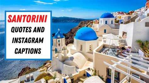 50 Incroyables Légendes Instagram De Santorin Et Citations De Santorin