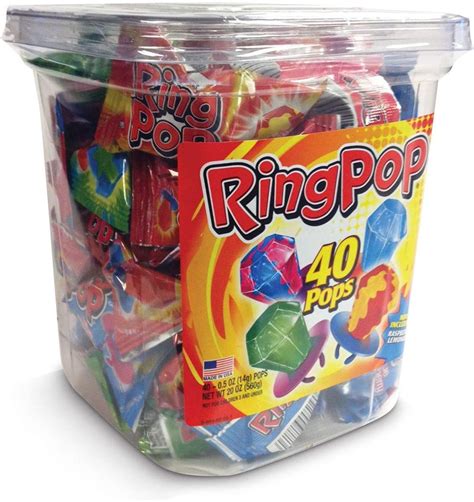 Ring Pop Hard Candy Pops Variety Pack255 Pounds 44