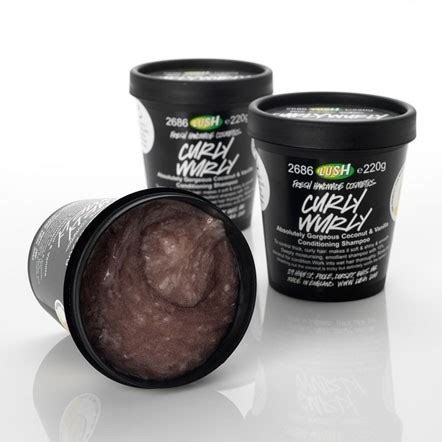 The best shampoo for curly hair is ouidad advanced climate control defrizzing shampoo. Lush Curly Wurly Shampoo