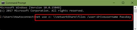 How To Map Network Drive With Command Prompt In Windows 10