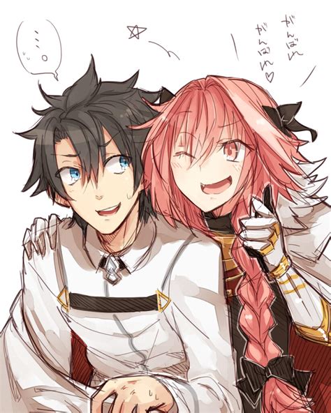 Fujimaru Ritsuka And Astolfo Fate And More Drawn By Hollomaru