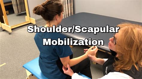 Shoulderscapular Mobilization Occupational Therapy Youtube