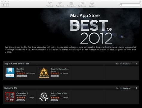 The home for gaming on mac machines! Apple launches Best of iTunes 2012 charts