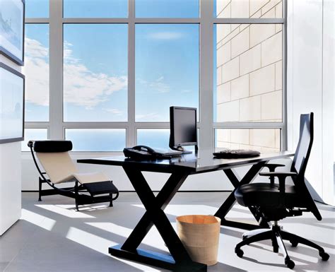 Sleek City View Office Luxe Interiors Design