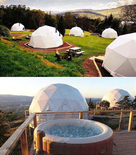 Star globe tent Hotel transparent bubble house wild luxury holiday camp