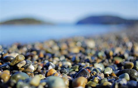 Обои пляж макро галька камни фото берег Wallpapers картинки на