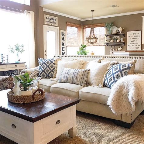 Modern Country Living Room Decorating Ideas Decor Living Room Country Farmhouse Rustic French