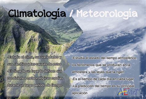 aplicacion y uso de la meteorologia y climatologia