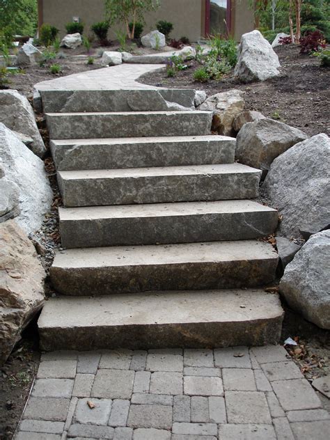 Landscape Steps - Idaho Granite Works