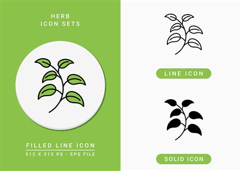 Herb Icons Set Graphic By Liara Studio · Creative Fabrica