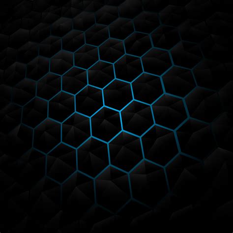 Abstract Black Hexagon Pattern Background Download Free Vectors