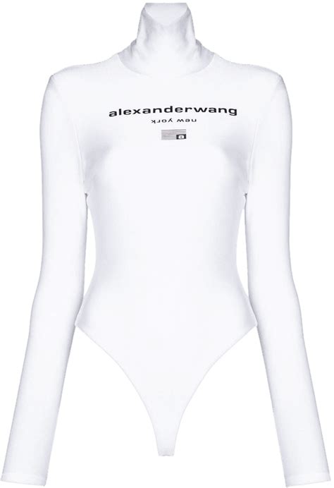 Alexander Wang Alexander Wang Turtleneck Long Sleeve Bodysuit