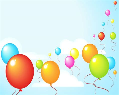 Birthday Balloons Wallpapers Top Free Birthday Balloons Backgrounds WallpaperAccess