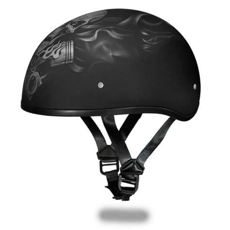 Daytona Helmets D6 Ps Pistons Skull Dot Motorcycle Helmet