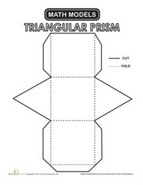At this point students should have a solid understanding of their math operations. Free Printable Worksheet - Nets - Large net images of a ...