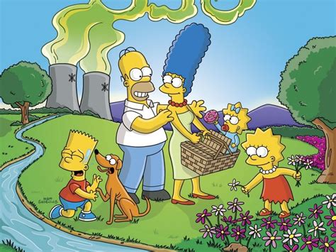 Papel De Parede Os Simpsons Passeio Em Família Wallpaper Para Download No Celular Ou Computador Pc