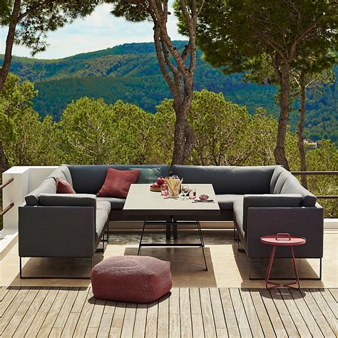 Flex Outdoor Dining Lounge Furniture By Cane Line Luxury Exterior Furniture