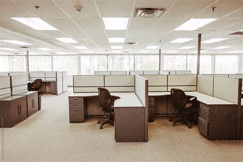 Empty Office Cubicles By Raymond Forbes Llc Office Cubicle Stocksy