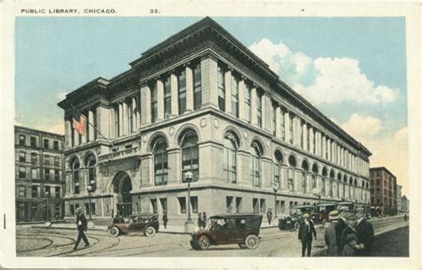 Government Libraries Chicago History In Postcards