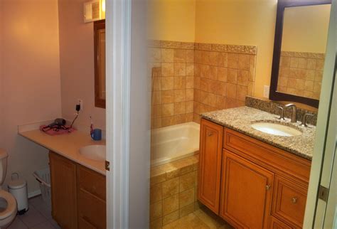 Top us diy blogger, domestic blonde, features their small bathroom remodel ideas, including before and after pictures. 1960s bathroom renovation before and after ...