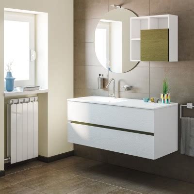 Sfoglia il catalogo delle idee e dei progetti leroy merlin. Mobile Bagno Share Bianco E Verde L 121 Cm Prezzi E ...