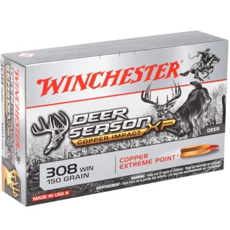 Winchester Deer Season Xp 308 Winchester Ammo 150 Grain Extreme Point