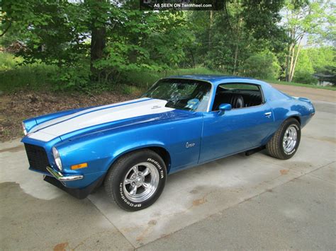 1971 chevrolet camaro with fiberglass split bumper front end with fiberglass cowl good with aero scoop. 1971 Chevrolet Chevy Camaro Split Bumper