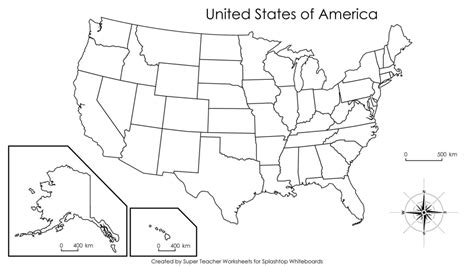 Map Of The United States Black And White Printable Autobedrijfmaatje