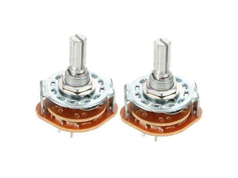 2p4t 2 Pole 4 Position Selectable Sole Deck Band Channel Rotary Switch