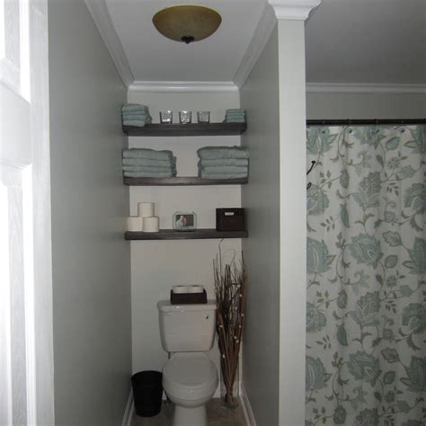 Add some floating shelves above your tv to draw the eyes up. Ana White | Floating Shelves - DIY Projects