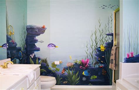 Underwater Mural Beach Mural Wall Painting Mural