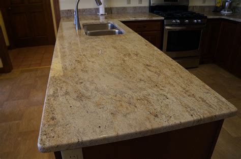 I would like to mention, the material and the characteristics of the backsplash, the color and stain of the white or cream cabinets in this. 3cm Kashmir Cream Granite | Kashmir Cream Granite ...