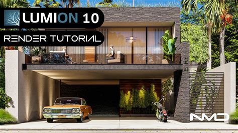 Lumion Pro Modern House D Rendering Tutorial Youtube