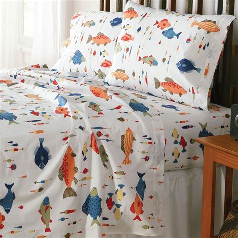 Percale Sheets Fish N Bobber Percale Sheet Set Orvis Camping