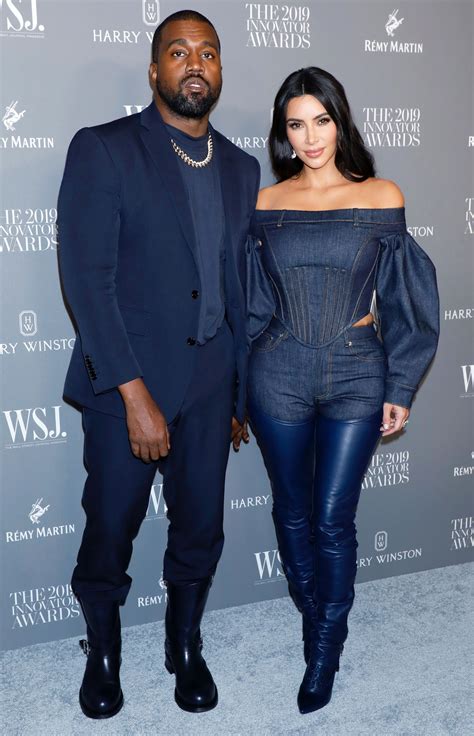 Kim Kardashian And Kanye West Couples Style Pics