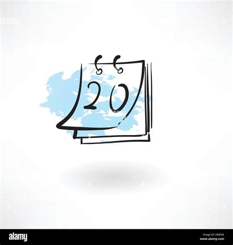Calendar Grunge Icon Stock Vector Image And Art Alamy