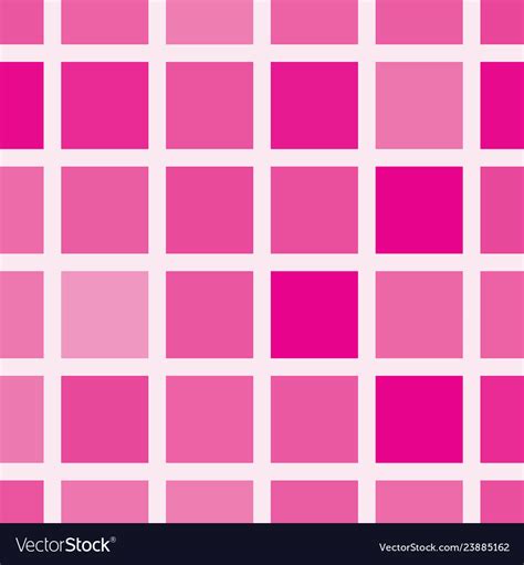 Squares In Shades Of Pink Seamless Pattern Vector Image