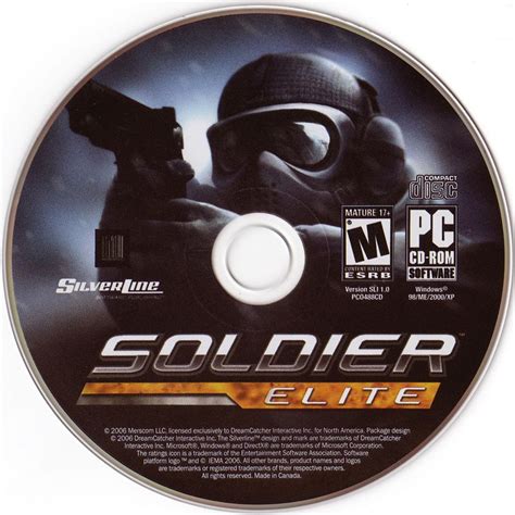 Soldier Elite Zero Hour Cover Or Packaging Material Mobygames