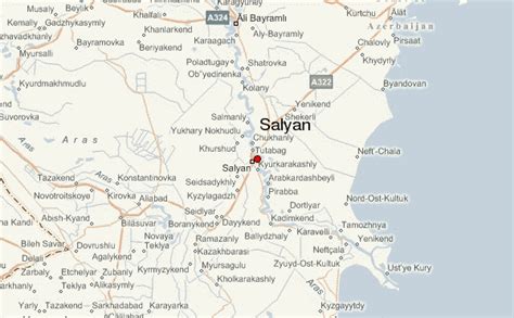 Salyan Azerbaijan Map