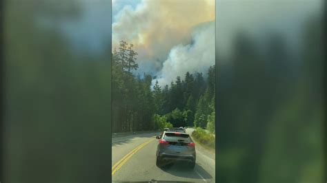 Out Of Control Fire Near Port Alberni Shuts Down Highway 4 Bc Globalnewsca